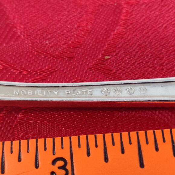 10X Silver Plate Teaspoons Nobility Plate Royal Rose Oneida - Picture 8 of 15